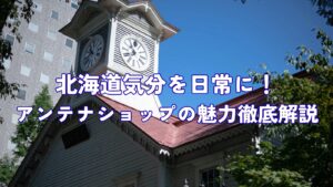 北海道気分を日常に！アンテナショップの魅力徹底解説