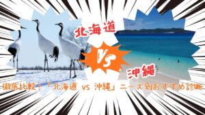 徹底比較！「北海道 vs 沖縄」ニーズ別おすすめ診断