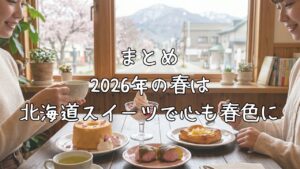 まとめ:2026年の春は、北海道スイーツで心も春色に