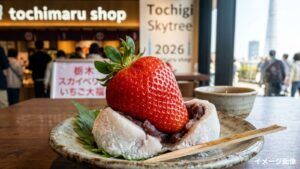 【インパクト重視】はち切れんばかり！スカイベリーの極厚いちご大福