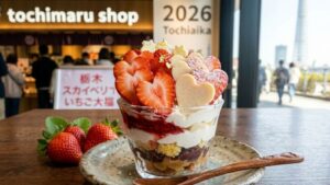 【2026年トレンド】とちあいかの断面に恋する「紅白食べ比べパフェ」